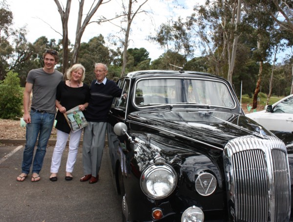 Joel, Libby, Max and the Royal Tour Daimler
